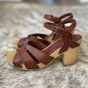70s Retro inspired clog heels